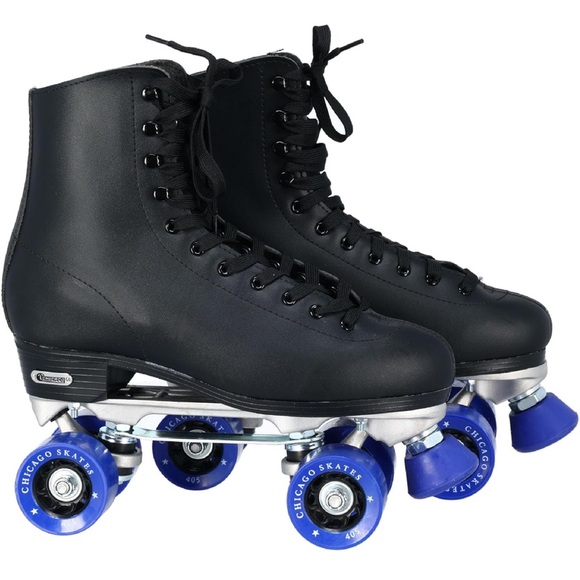 CHICAGO Skates Black Quad Roller Adjustable High Top Design Indoor Outdoor - Picture 12 of 16